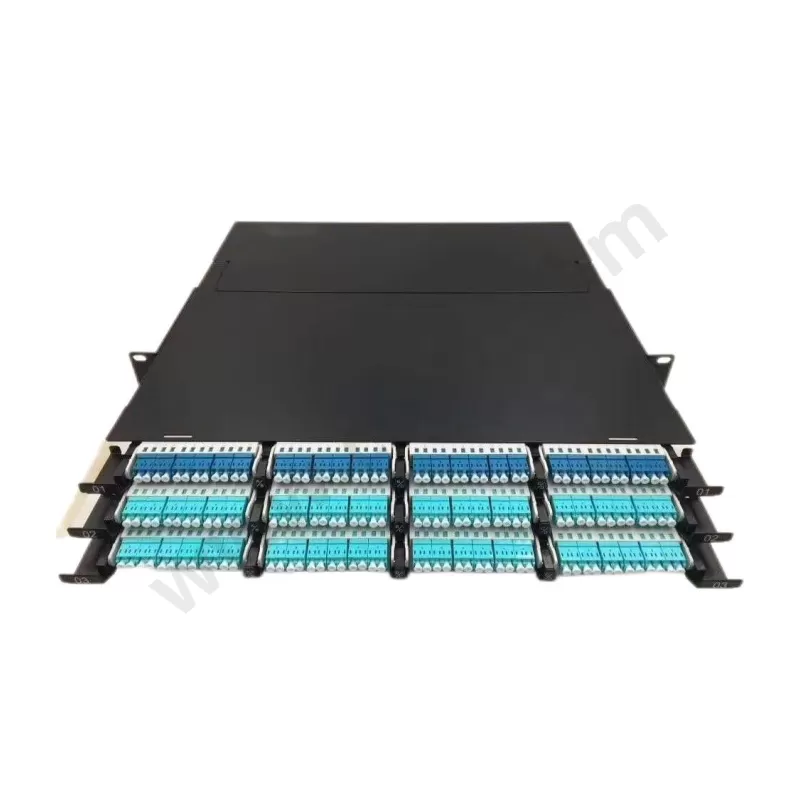 1u -144c-19inch-mount-mount-mpo-lc-patch-panel